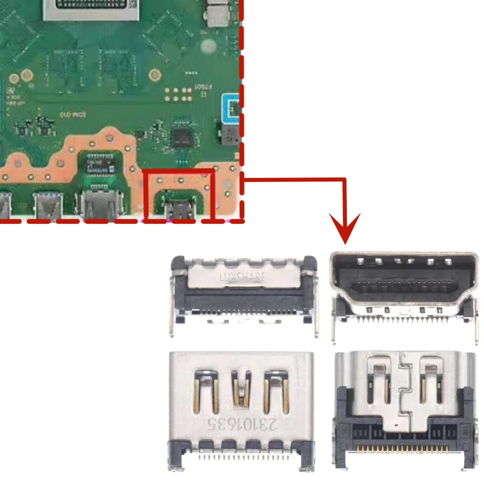 New HDMI-compatible Port For PS5 Interface Connector Jack HD Socket For P5 HDMI-compatible Slot