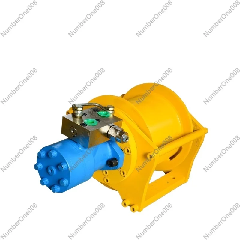 Hoist Hydraulic Winch Winch 1.5 Tons Small Large Torque Crane for Fishing Boat Crane