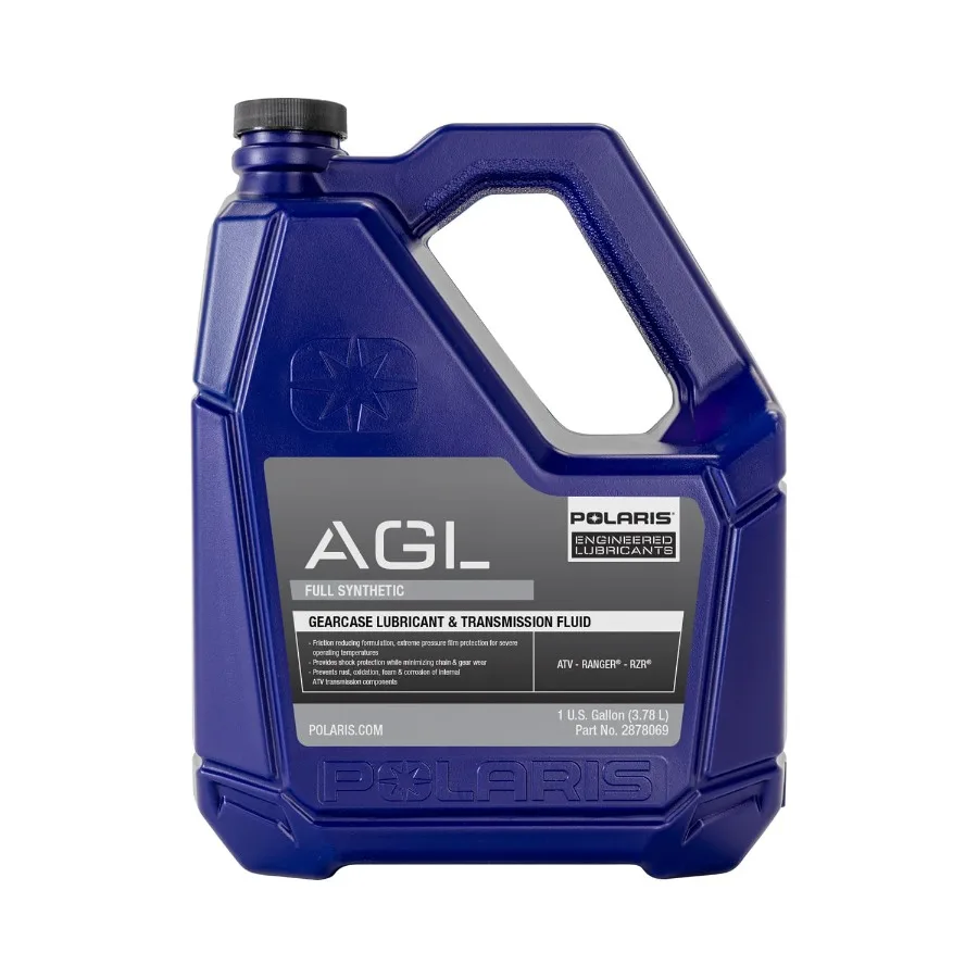 

Polaris AGL Full Synthetic Automatic Gearcase Lubricant and Transmission Fluid for Off Road Vehicles with 4 Stroke Engine 1 Gal