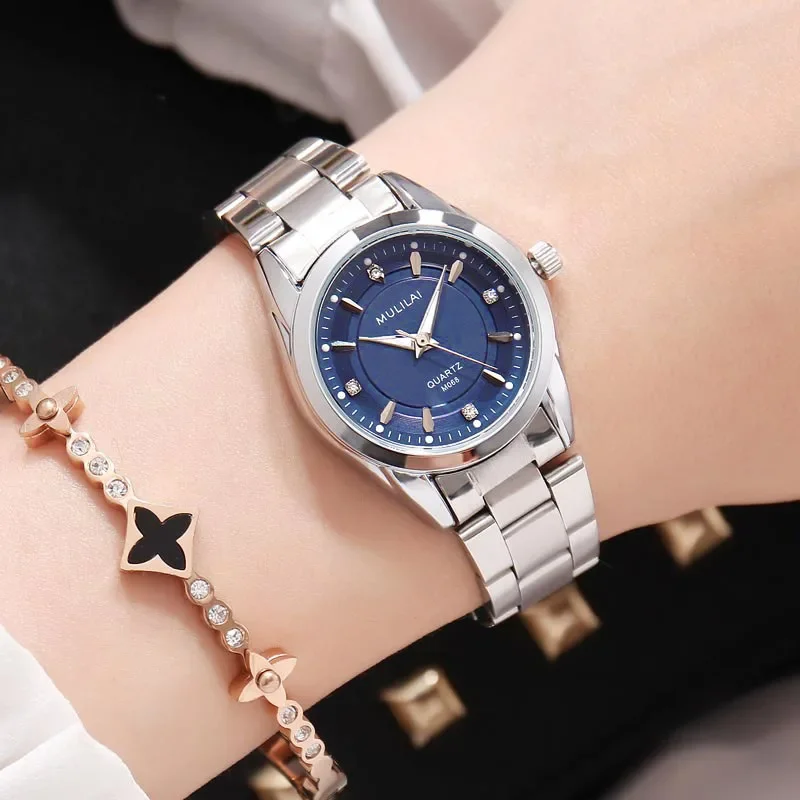 Luxury Women Watches Fashion Diamond waterproof stainless steel Ladies Watches Quartz WristWatch Gifts For watches for women