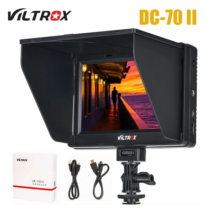 VILTROX DC-70II 7 inch 4K HD Field on-Camera Monitor for Canon Nikon Sony DSLR