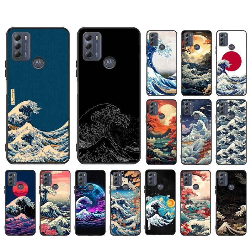 

Great Wave Of Kanagawa Art Case For Motorola G84 G22 G32 G34 G52 G10 G20 G30 G60 G60S G13 G50 G54 G62 G53 G72 G85 G24 Power