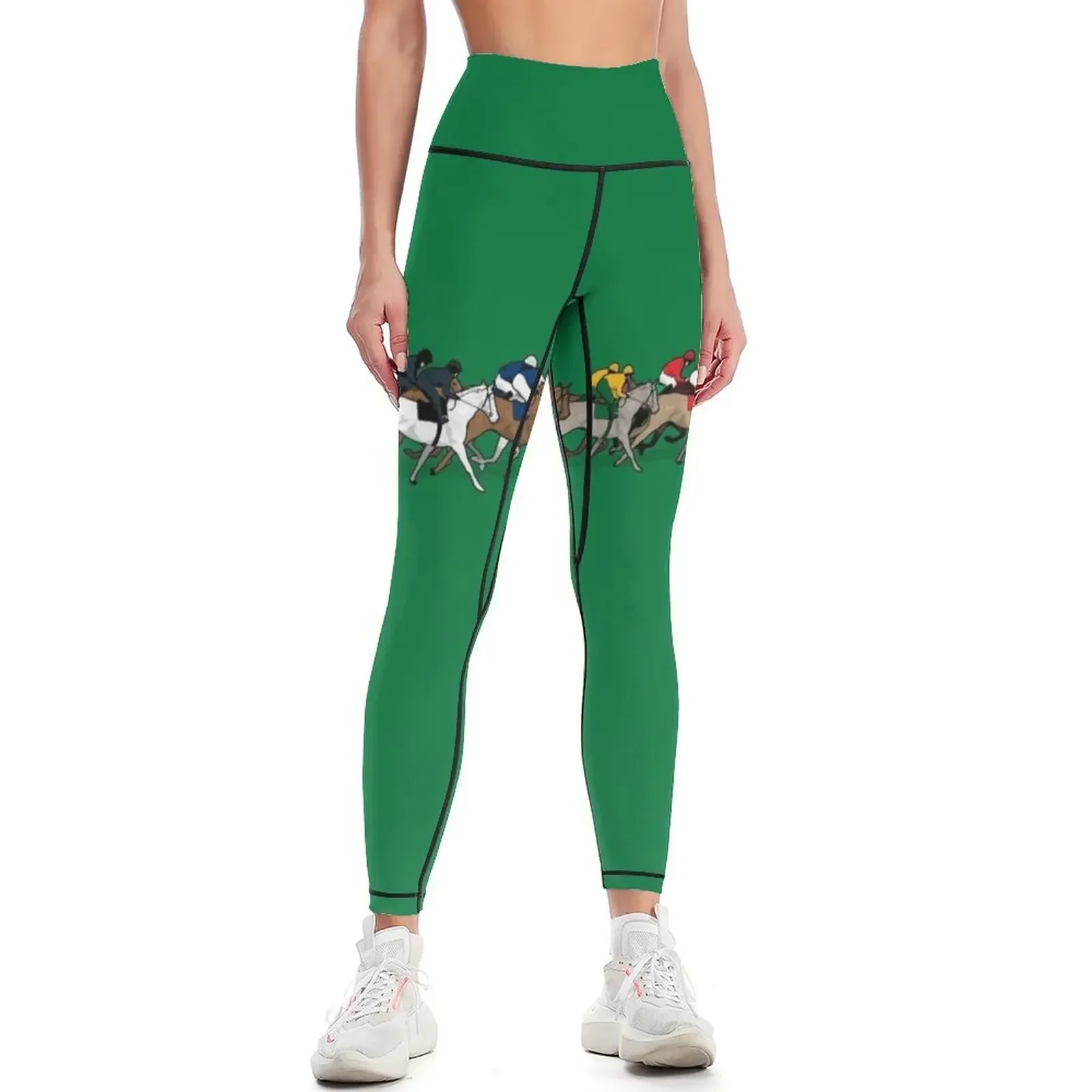 

The Horse Race Leggings Women sports Fitness clothing sportswear gym Tight fitting woman Womens Leggings