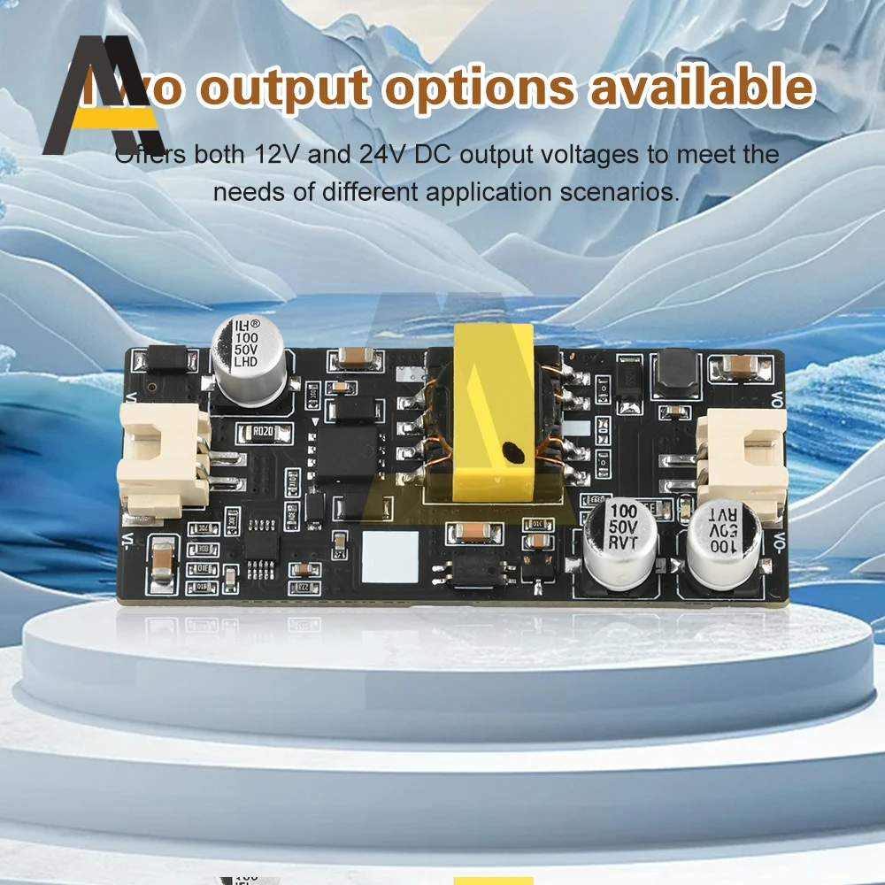 DC-DC Isolated Power Supply Module 12-24V Input 12V 24V Output 15W High Efficiency Industrial Power Conversion Board