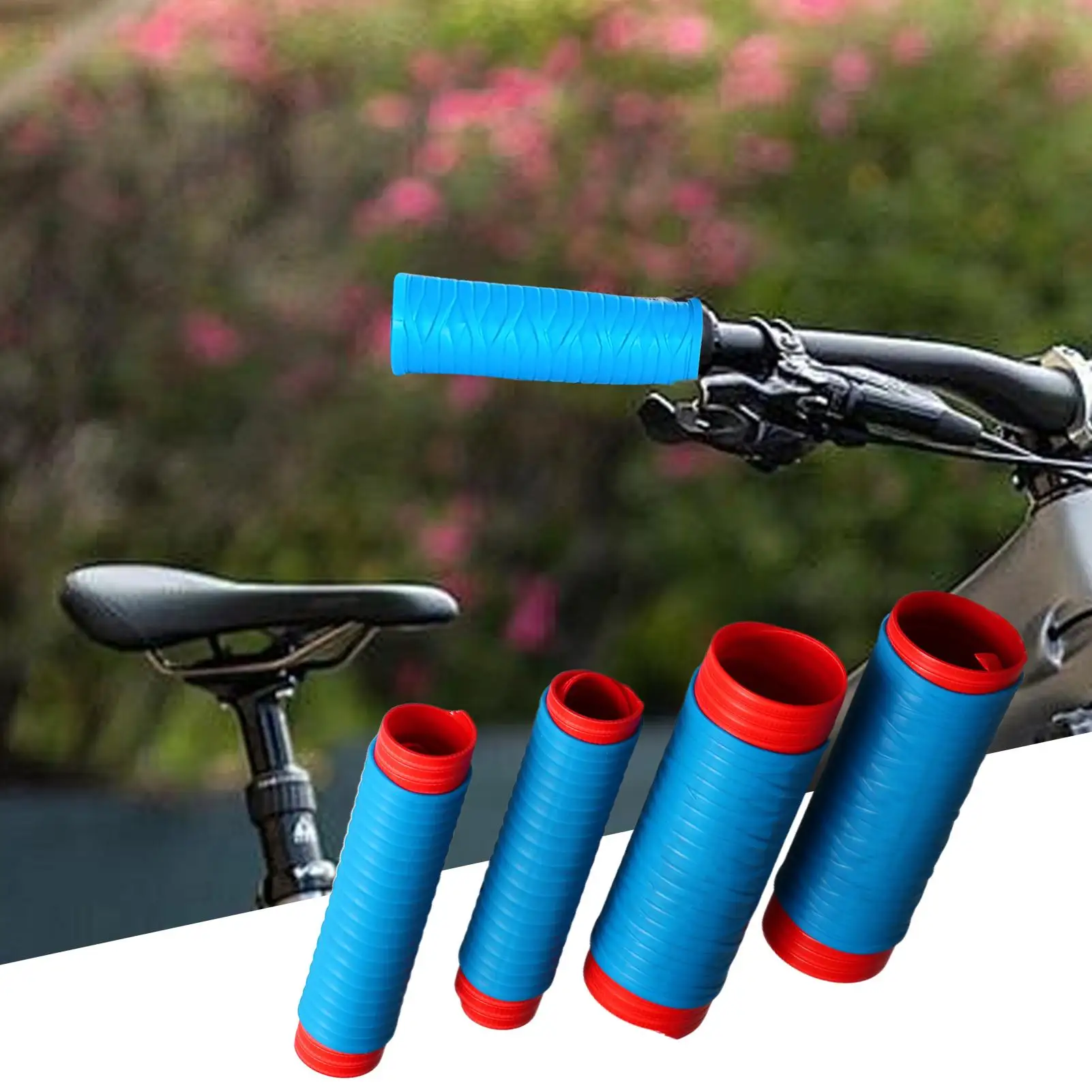 

Handlebar Cover Silicone Universal Protection Non-slip Motorcycle Grips Wrap For Bikes Scooters Mountain Road Bicycle Automotive