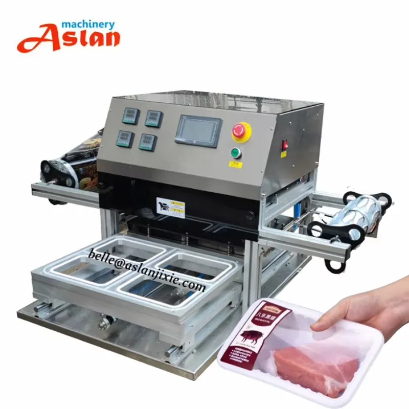 Keep Fresh Meal Trays Sealing Machine  Food Box Sealing Machine Cheese Butter Box Sealer Machine