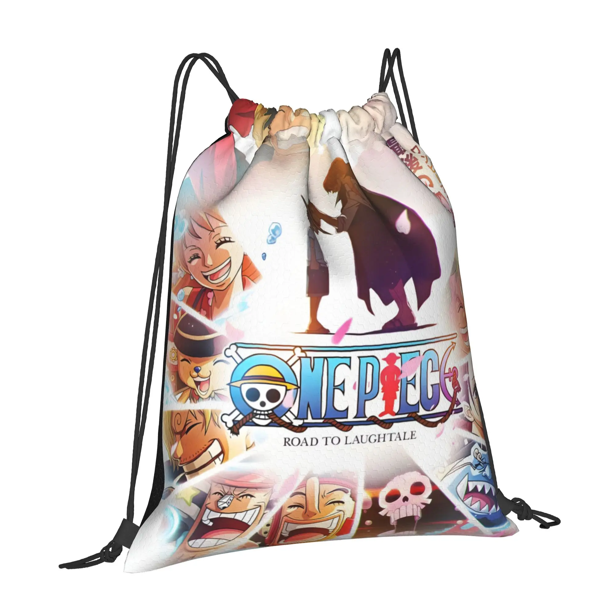 1 pc ONE PIECE  Portable Sports Drawstring Bags Storage Backpacks