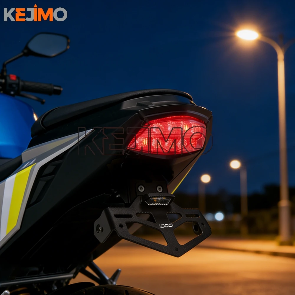 

FOR SUZUKI GSXS1000 GSX-S950 2022-2024 2025 2026 2027 Motorcycle License Plate Holder Tail Light Bracket Tidy Fender Eliminator