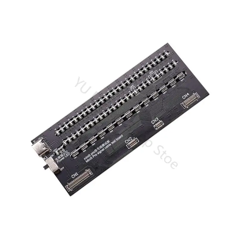 96BA Repair Test Board for Mini 5Pro Cable Fault Review Test Board with Type C Input Control, LED Display and Four-Port Test