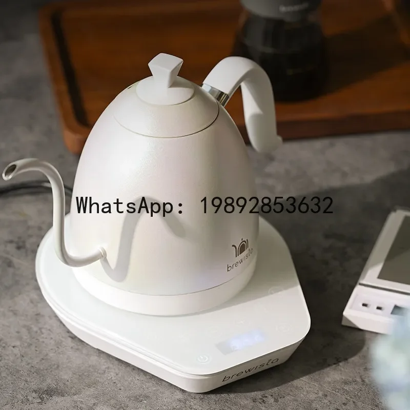 

4-10 Intelligent Temperature Control Hand Brew Coffee Pot PRO Household Stainless Steel Insulation Pot Tea Pot