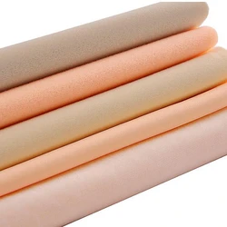 40*50 cm Pezzo pretagliato Morbido tessuto di pelle di bambola Colore nudo Tessuto corto in peluche per fai da te Patchwork Forniture per cucire Accessori