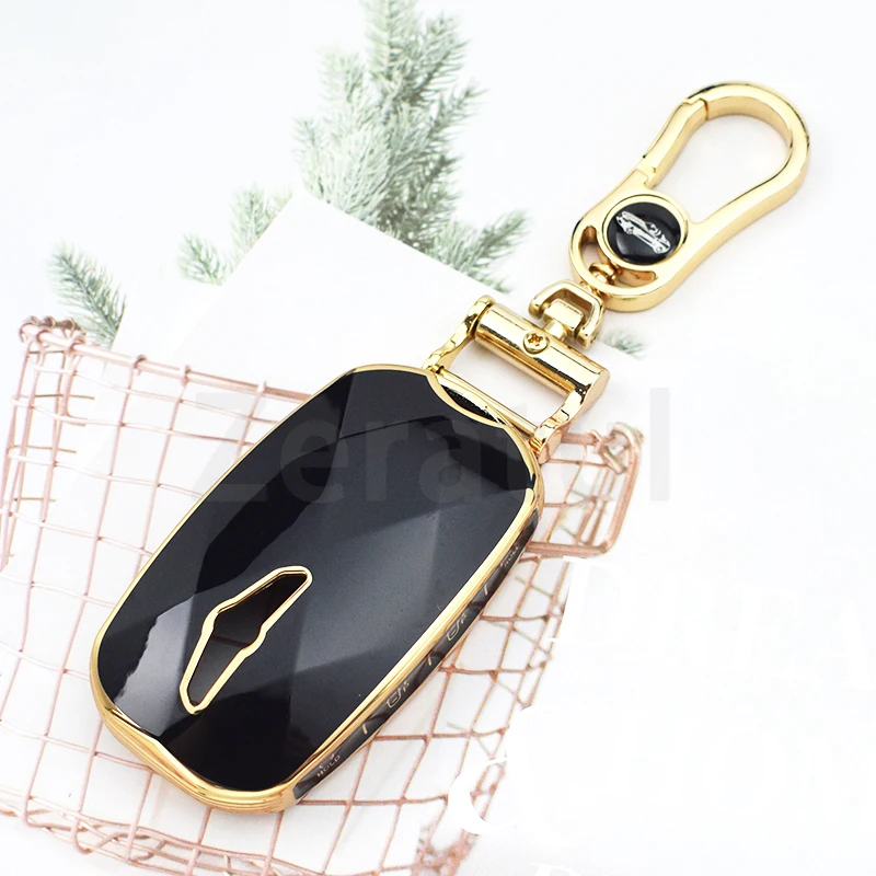 6/7/8 Buttons Car Key Case Cover Auto Shell Fob Keyless Protector For Hyundai Genesis GV60 GV90 G90 G70 G80 EQ900 Accessories