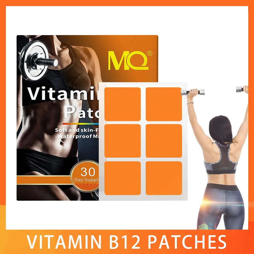 Vitamin B12 Patches Self Adhesive Daily Supply Vitamin Patches Effective Safe Energy Boosting B12 Patches Enhance Focus Memory