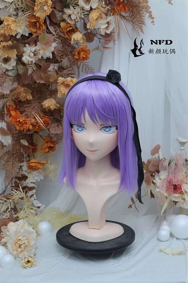 (NFD-47-52) تخصيص كامل الرأس مع قفل كروسدريس دمية أنثى/فتاة انمي ياباني شخصية كرتونية كيغ تأثيري قناع كيجورومي