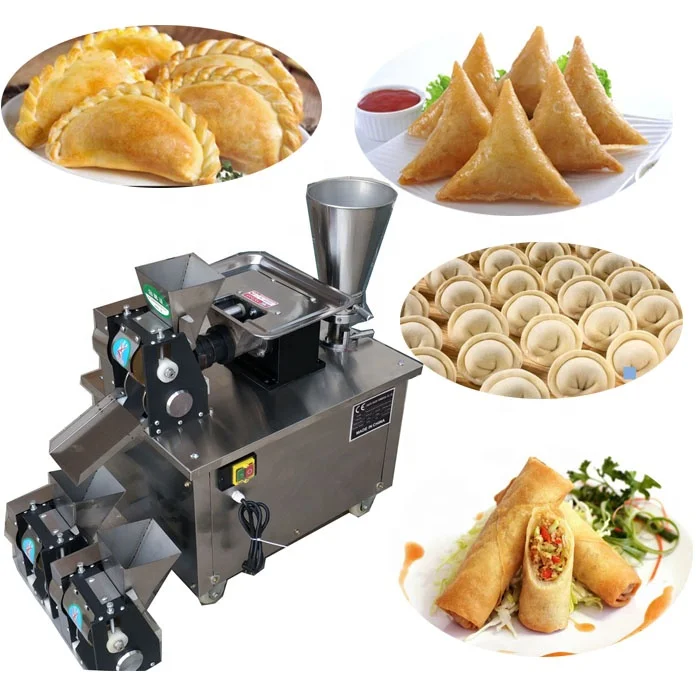 Factory Price 110v 220v 240v Automatic Dumpling Gyoza Machine/Russia Ravioli/Pierogi/Pelmeni/Empanada Samosa Making Machine