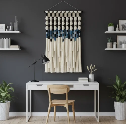 #￥Custom Large Bohemian Macrame Tapestry Cotton WallHanging Living Room Vertical Diwali Wedding Birthday Anniversary Also Easter