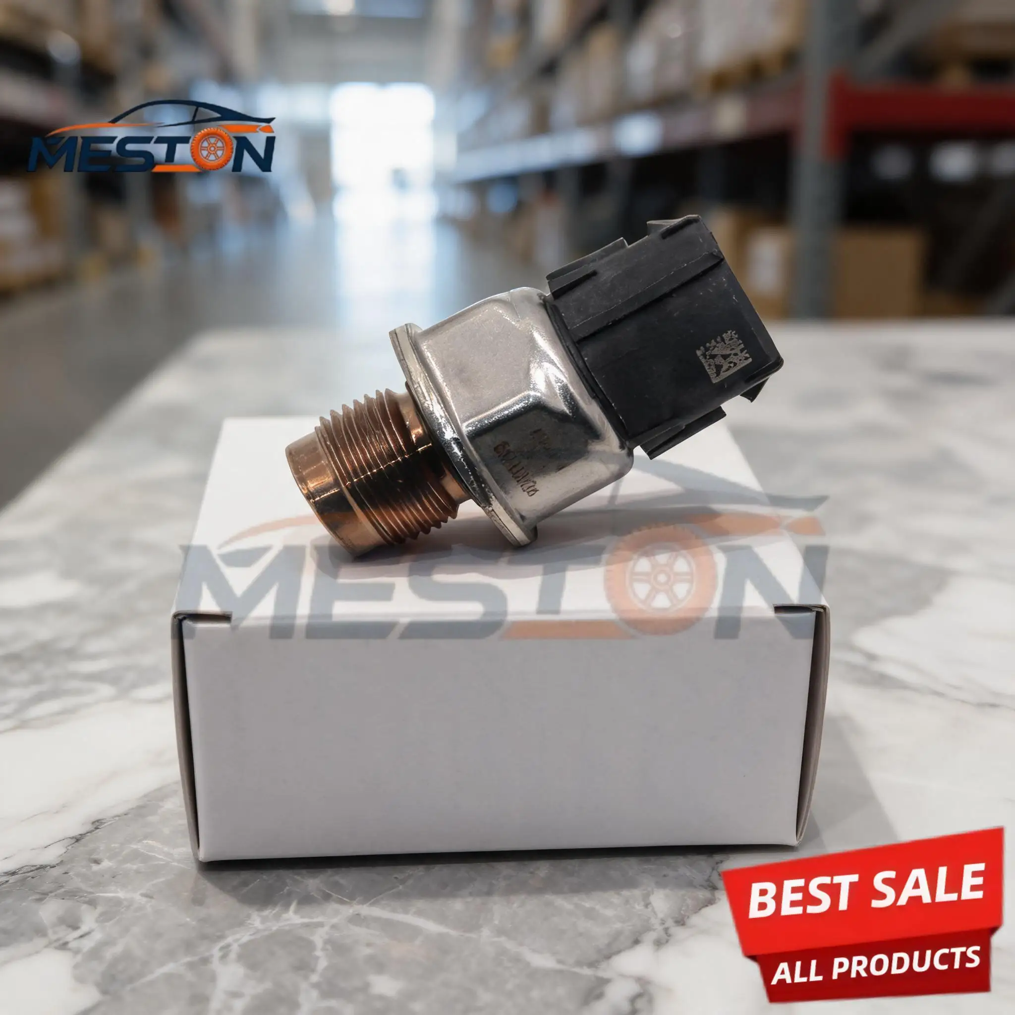 OE 45PP14-4 Fuel Rail Pressure Sensor for Mazda, Genuine Truck Sensor Compatible with Mazda Models