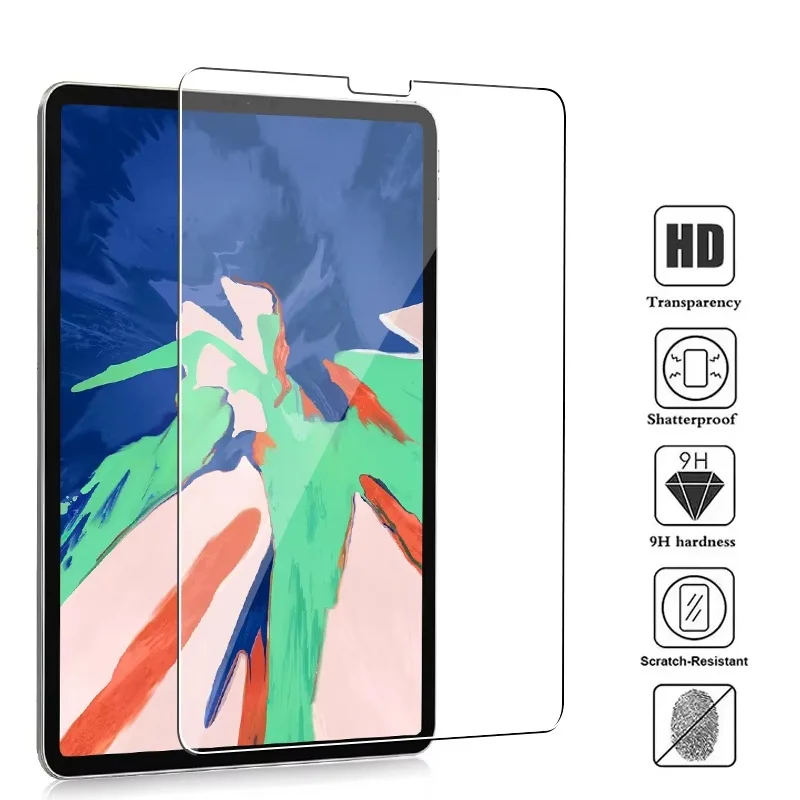 HD Tempered Glass Anti Scratch Protective Film For iPad Mini 6 Air 5 4 For iPad 10th 9th 8th 7th 6th Generation Screen Protector