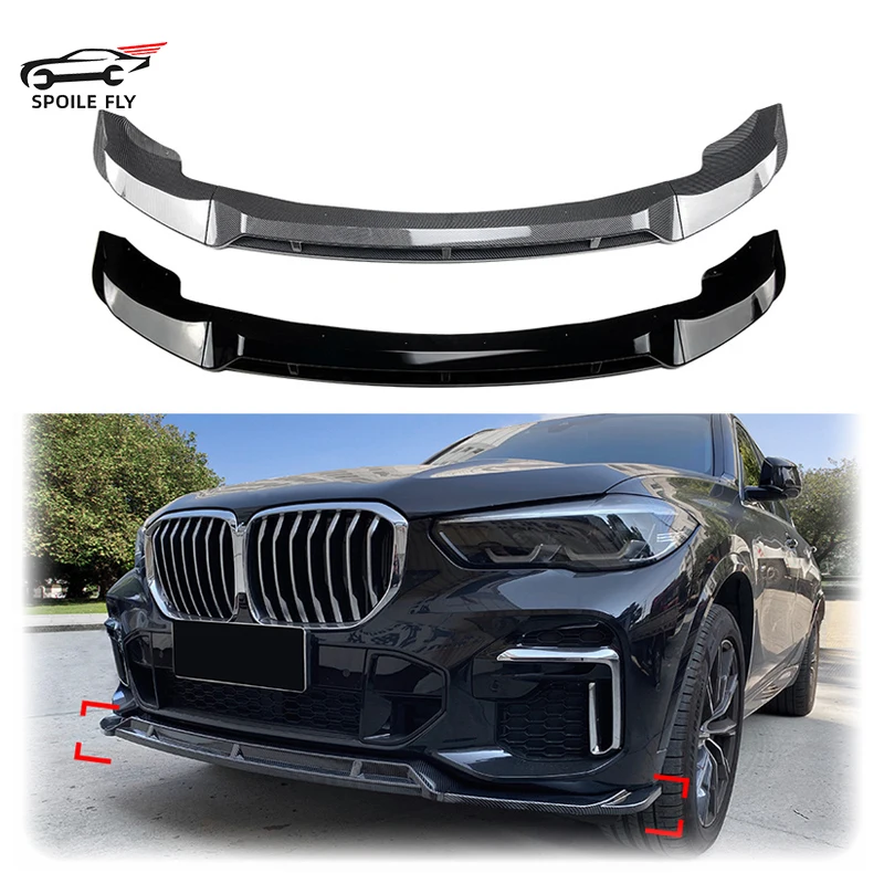 2018 To Up For BMW X5 G05  M50 xDrive 40i 35i 30d M Sport Front Bumper Splitter Lip Spoiler Diffuser Cover Guard By ABS