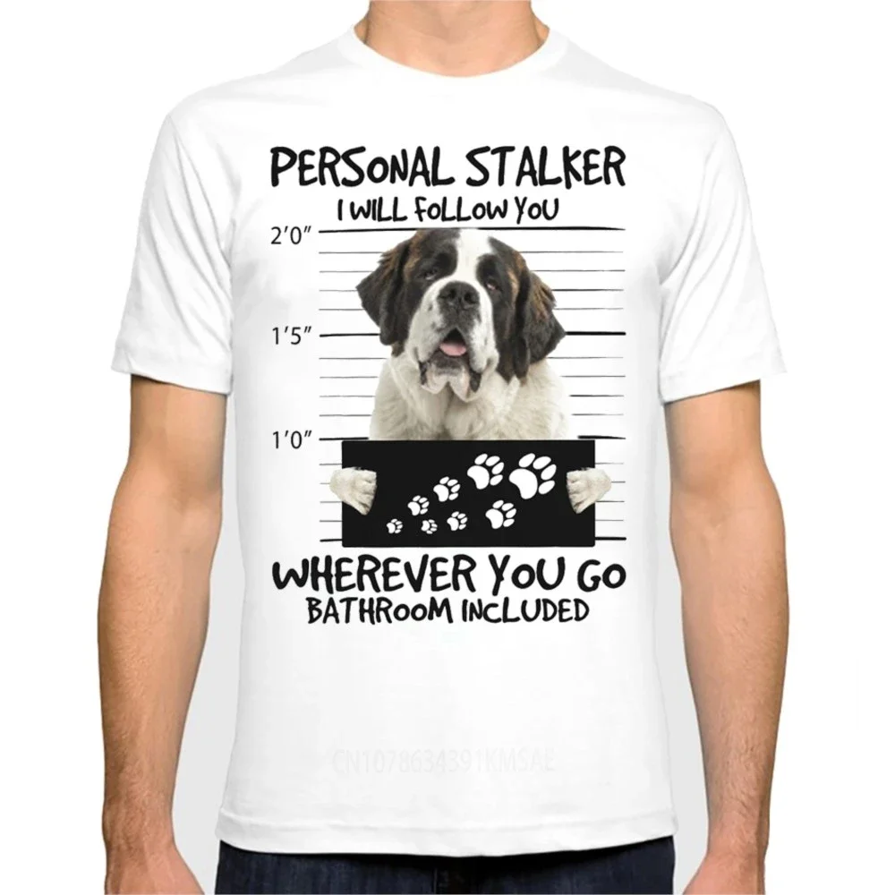 Summer Men Bernese   dog/St. Bernard Print T-Shirt funny Dog lovers Casual short sleeve T Shirt Unisex streetwear tee