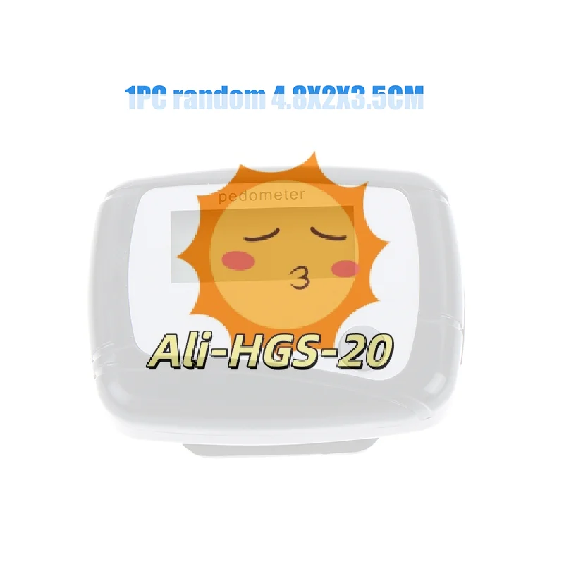 

Спортивный ЖК-шагомер с функцией подсчета калорий и шагов (1 шт.) для фитнеса, отдыха и офисных прогулок