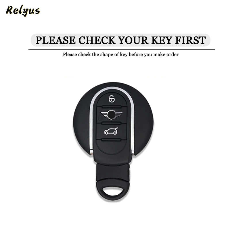 Tampa da chave do carro TPU, Shell Keyless, protetor para BMW, Mini Cooper, F55, F56, F57, F54, F60, JCW, Clubman, Countryman, Auto acessórios