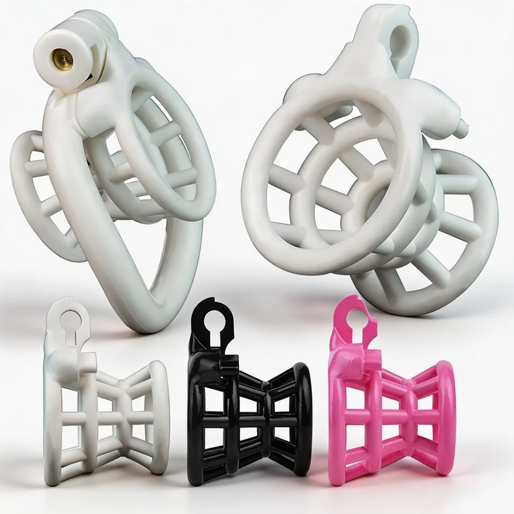 ANOSX Resin Chastity Cage Device BDSM Urethra Locking Rings With Chastity Belt Men's Penis Cages Abstinence Cock Lock Sex Toys