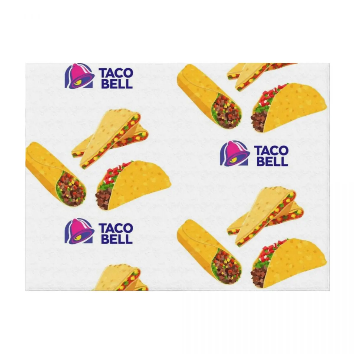 

Taco Bell Taco Burrito Quesadilla Essential Throw Blanket Sofa Stuffeds Blankets For Bed Personalized Gift Blankets