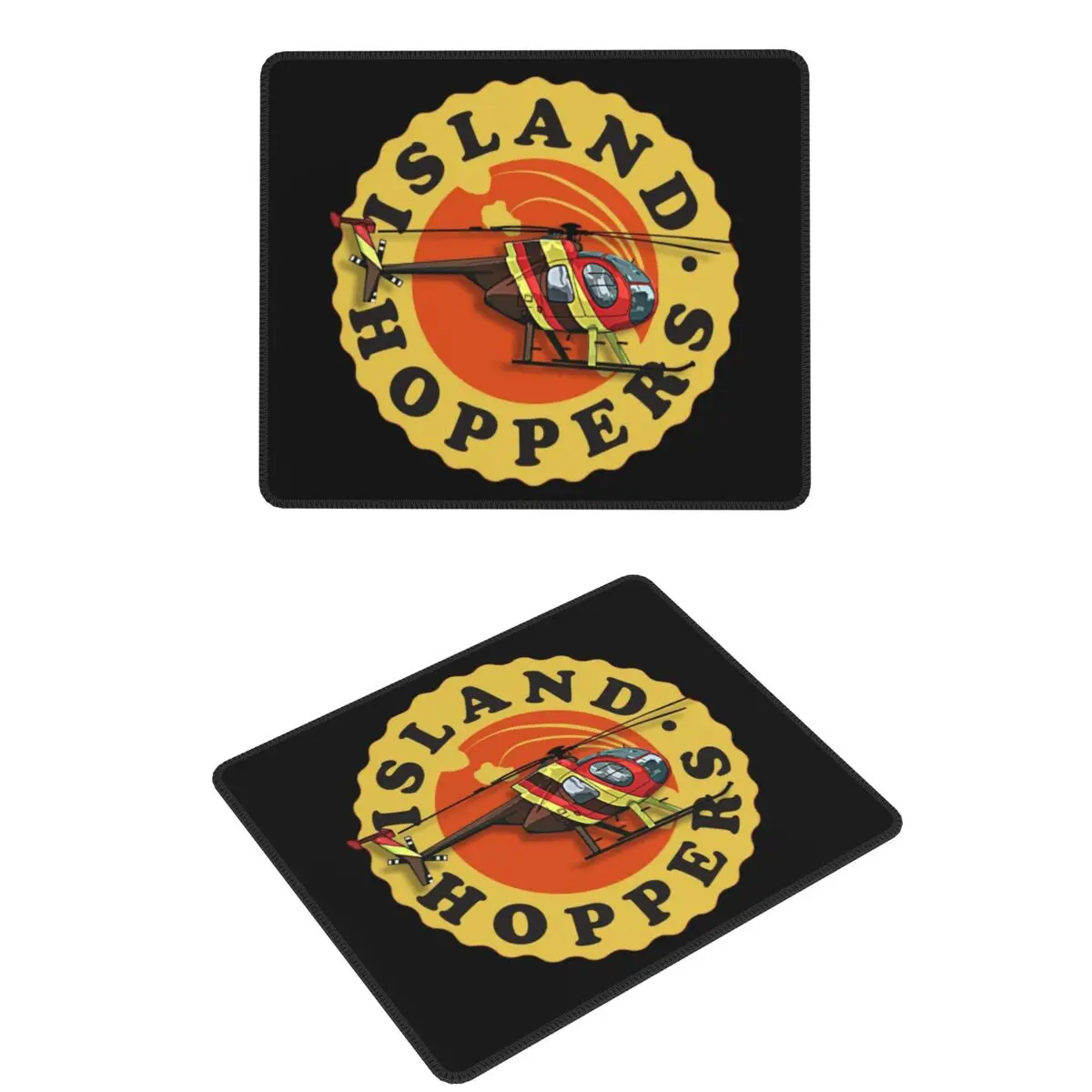 Island Hoppers Magnum PI Mouse Pad Computer Keyboard Mouse Mat Gaming PC Laptop Desk Mat Office Accessories Table Mats