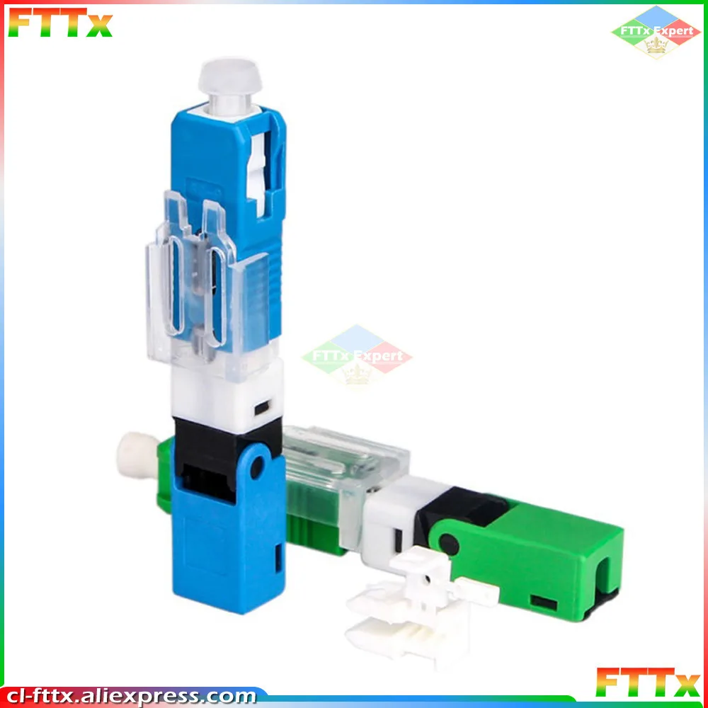 

50/100/200/300Pcs ESC250D APC Single-Mode Fiber Quick FTTH SC UPC Fiber Quick Connector Tool Fiber Optic Fast Connector