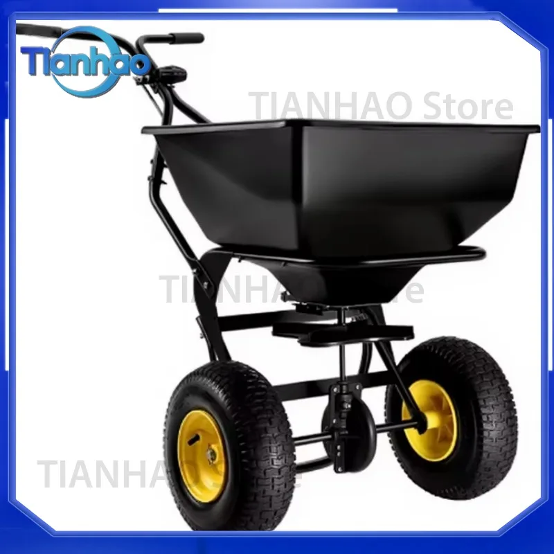 RCM Good Quality Factory Direct Manure Spreader Side Discharge Hand Fertilizer Spreader Gun for Salt Spreader