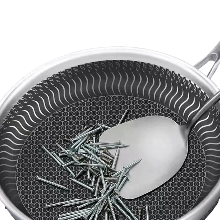 Premium Double-sided 316 Stainless Steel Non-stick Pan for Gas and Induction Cooktops- Ideal for Steak and Pancakes