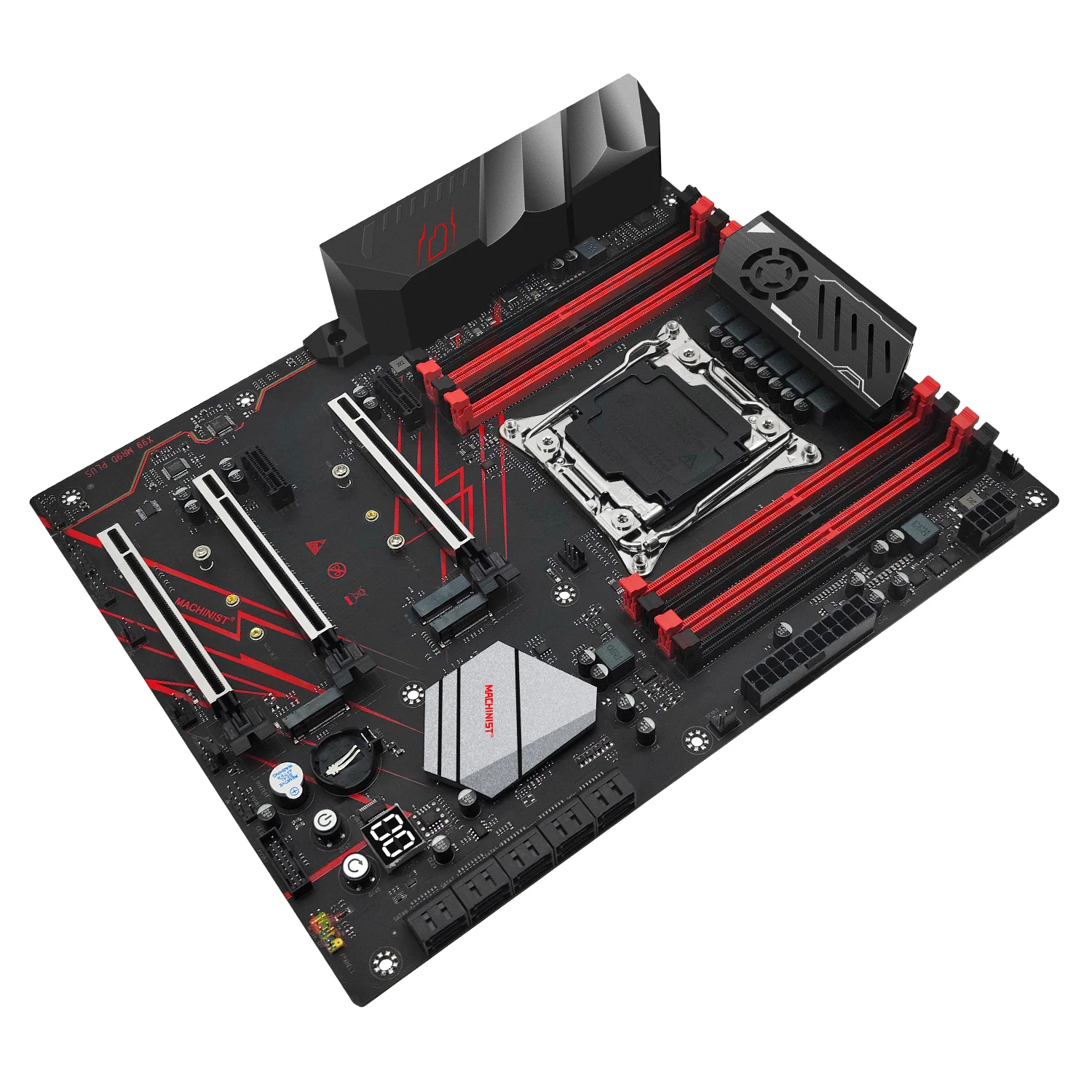 Imagem -04 - Suporte para Placa-mãe Intel Xeon e5 2699 v3 2697 Série Cpu v4 Lga 20113 Ddr4 Ecc Memória Não Ecc Nvme M.2 Atx Mr9d Machinist-x99