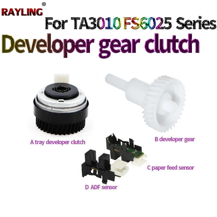 Drum Drive Gear Developer Clutch Gear Paper feed Clutch ADF sensor For Kyocera FS 6025 6030 6525 6530 255 305 256 306 3010