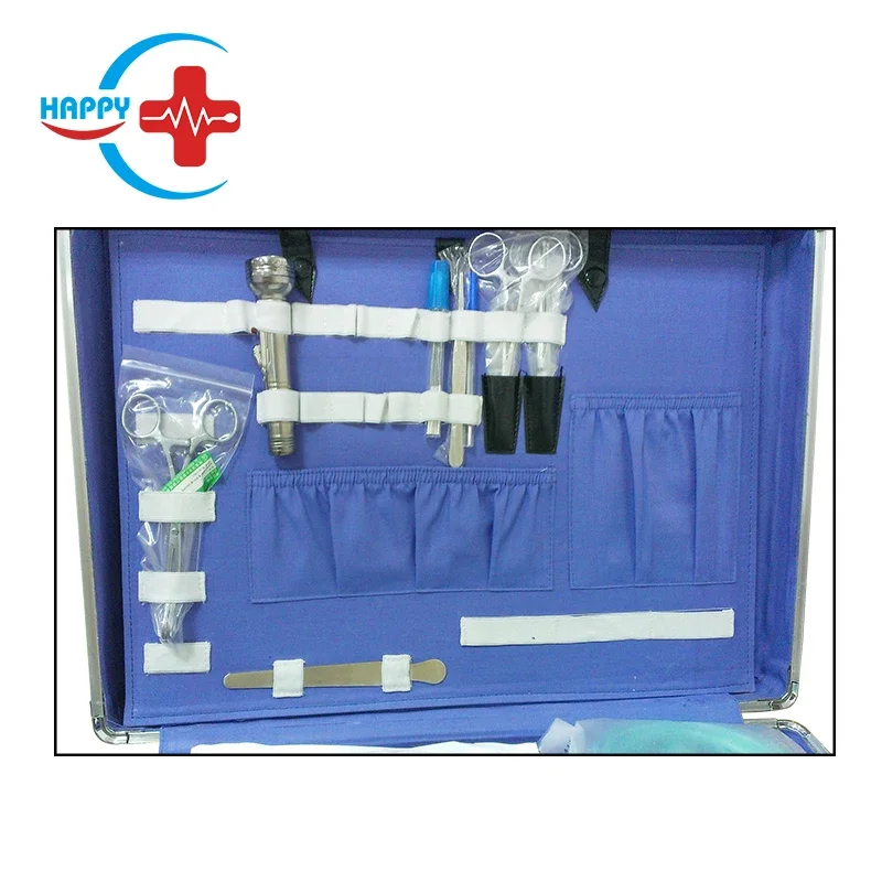 HC-J014 High Quality first aid emergency kit medical Surgery metal first aid box with Locks and Handle first aid kit