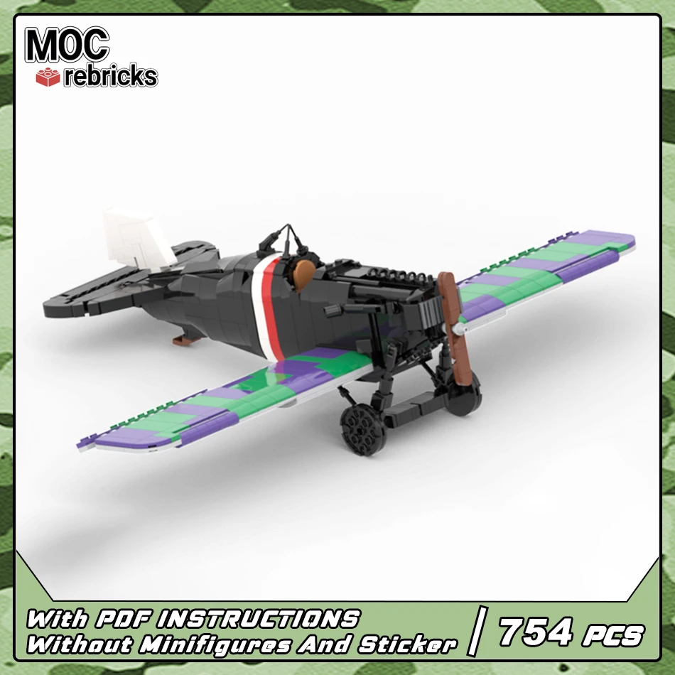 

MOC военная серия Junkers D.1 Air Force полет строительный блок модель технологии кирпичи набор игрушек детские праздничные подарки