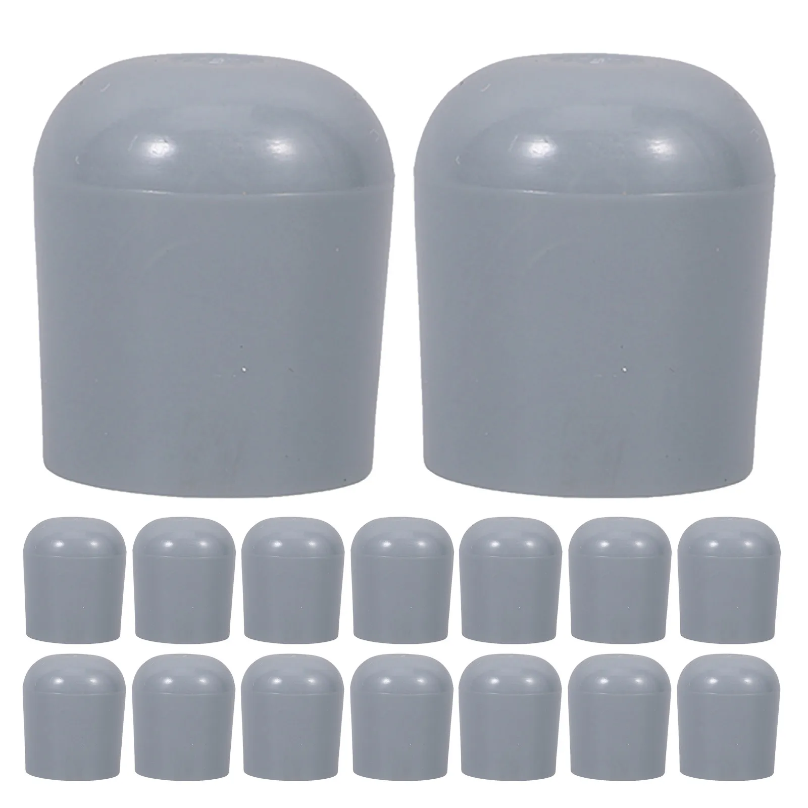36 Pcs Folding Chair Repair Parts Replacement Leg Caps 7/8 Inch Black Desk Feet Covers