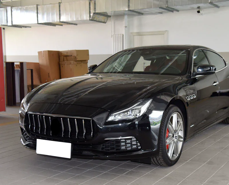 

Передний бампер в сборе для Maserati Quattroporte 13-16, обновление 17-21, передняя решетка объемного звучания, комплект кузова, автомобильные аксессуары