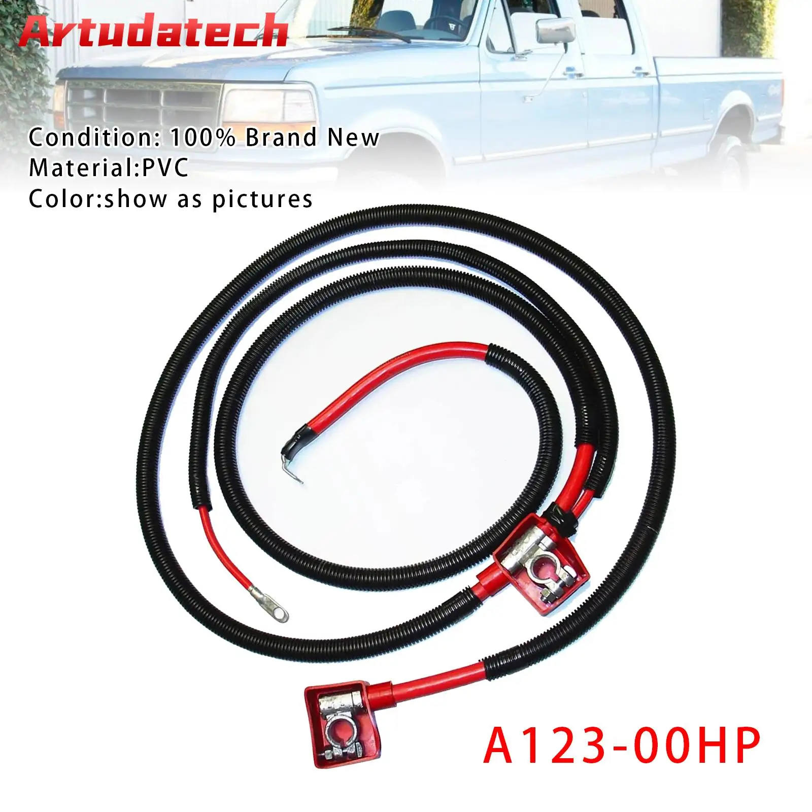 

Artudatech Battery Cable Standard A123-00HP For Ford 7.3L Powerstroke Diesel Car Accessories