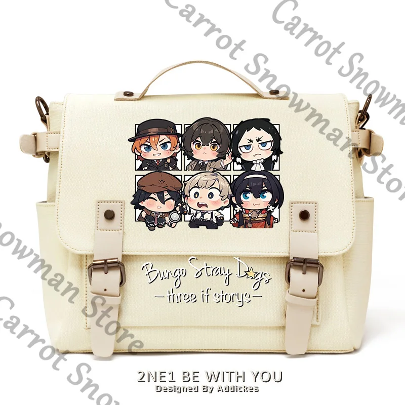 

Anime Bungo Stray Dogs Dazai Osamu Nakahara Chuya Crossbody Bag Shoulder Messenger schoolbag Cospaly Gift Cartoon Decorate