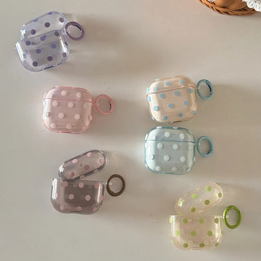 Polka Dots Clear Ea…