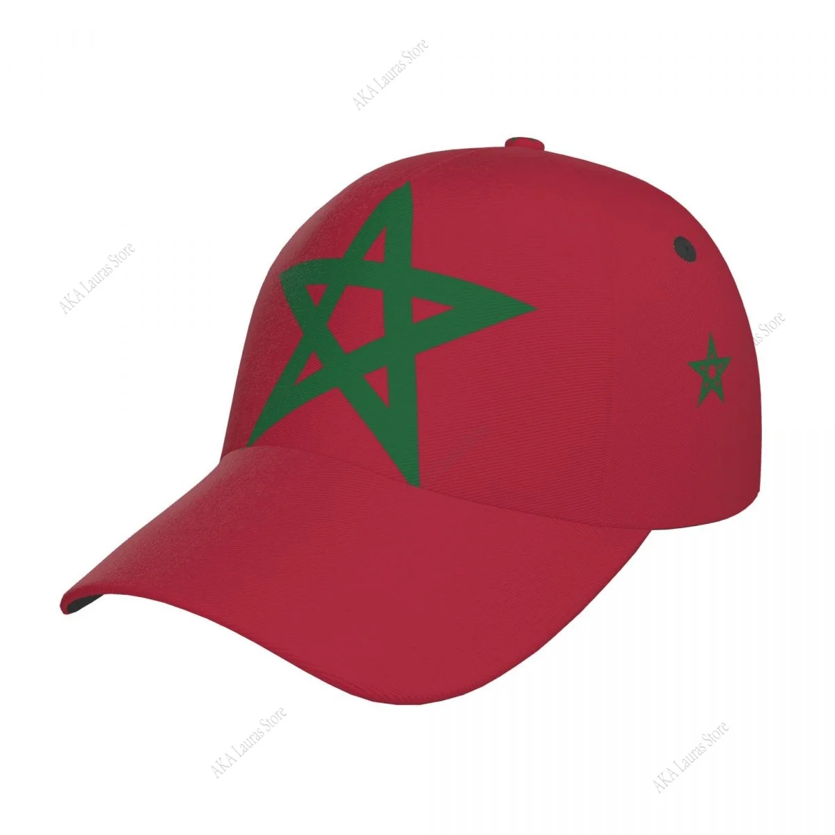 

Flag Of MOROCCO Baseball Cap Hat for Men Women Hip Hop Hats Trucker capUnisex