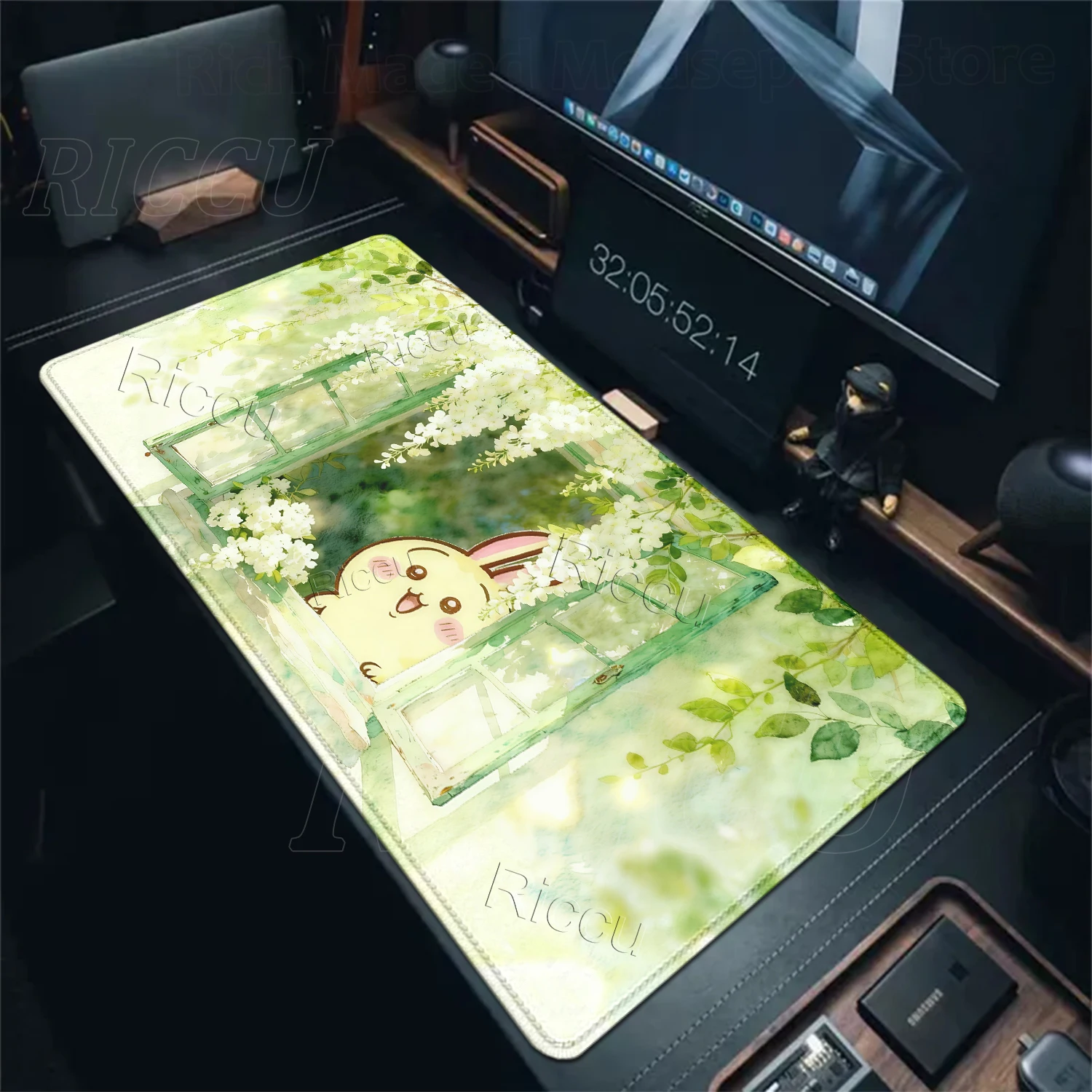 

Anime Deskmat C-chiikawas Keyboard Comic Cute Large Pads PC Cabinet Rubber Base Mouse Pad Anti-Slip Mousepad Kawaii Office Mats