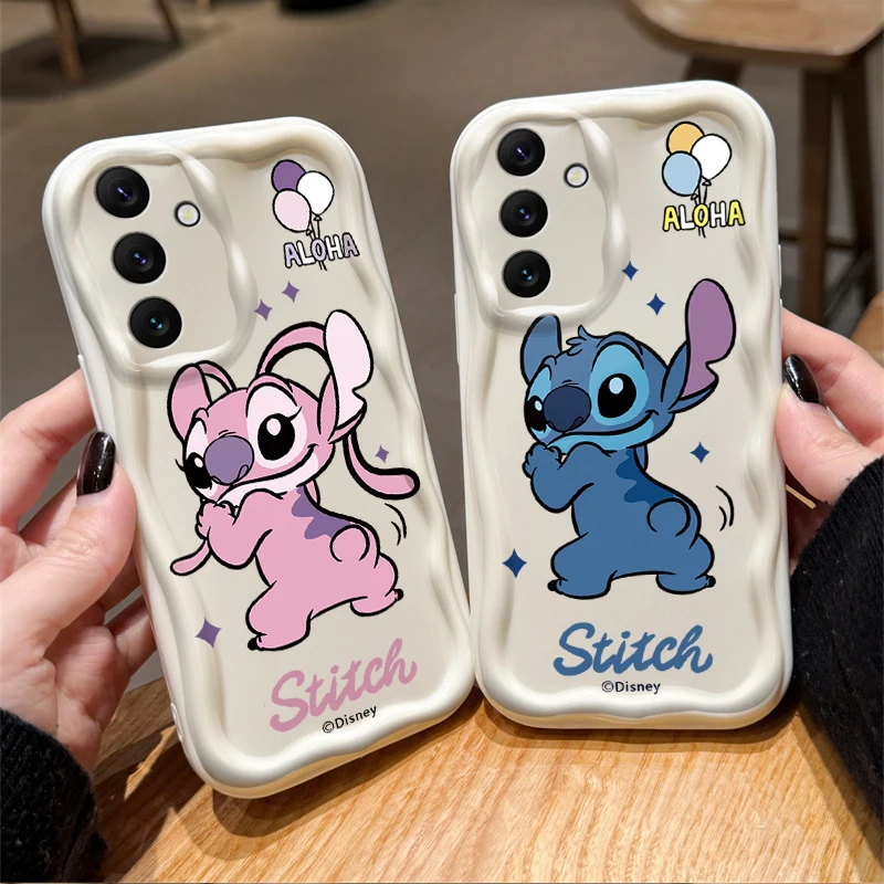 ديزني غرزة الملاك الحال بالنسبة لسامسونج غالاكسي A16 A06 A55 A35 A25 A15 A05 A05S A54 A34 A24 A14 A73 A53 A33 A23 A13 A52 A32 A22 #2