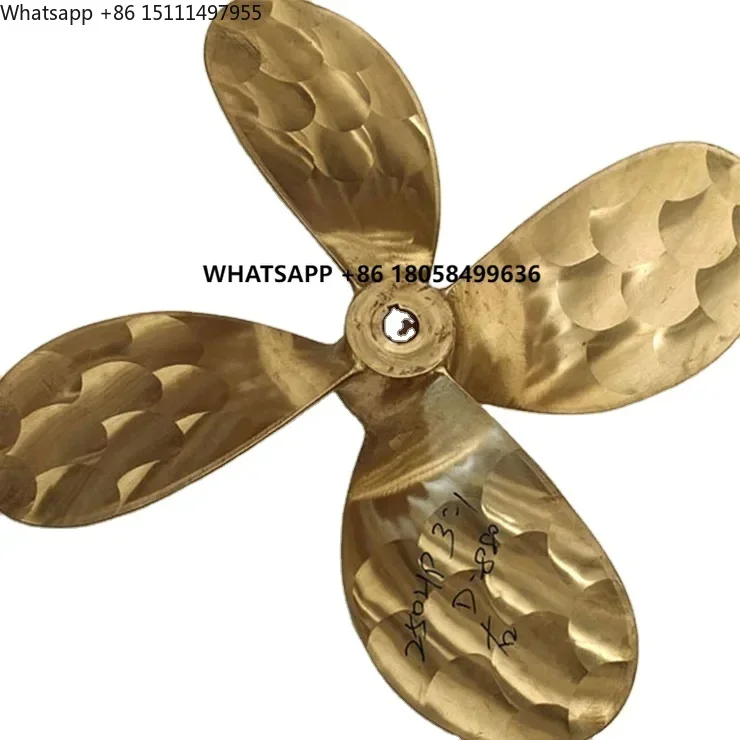 Hot Discount High-performance 5 Wing 44 Inch Racing Boat Propeller for Shaft