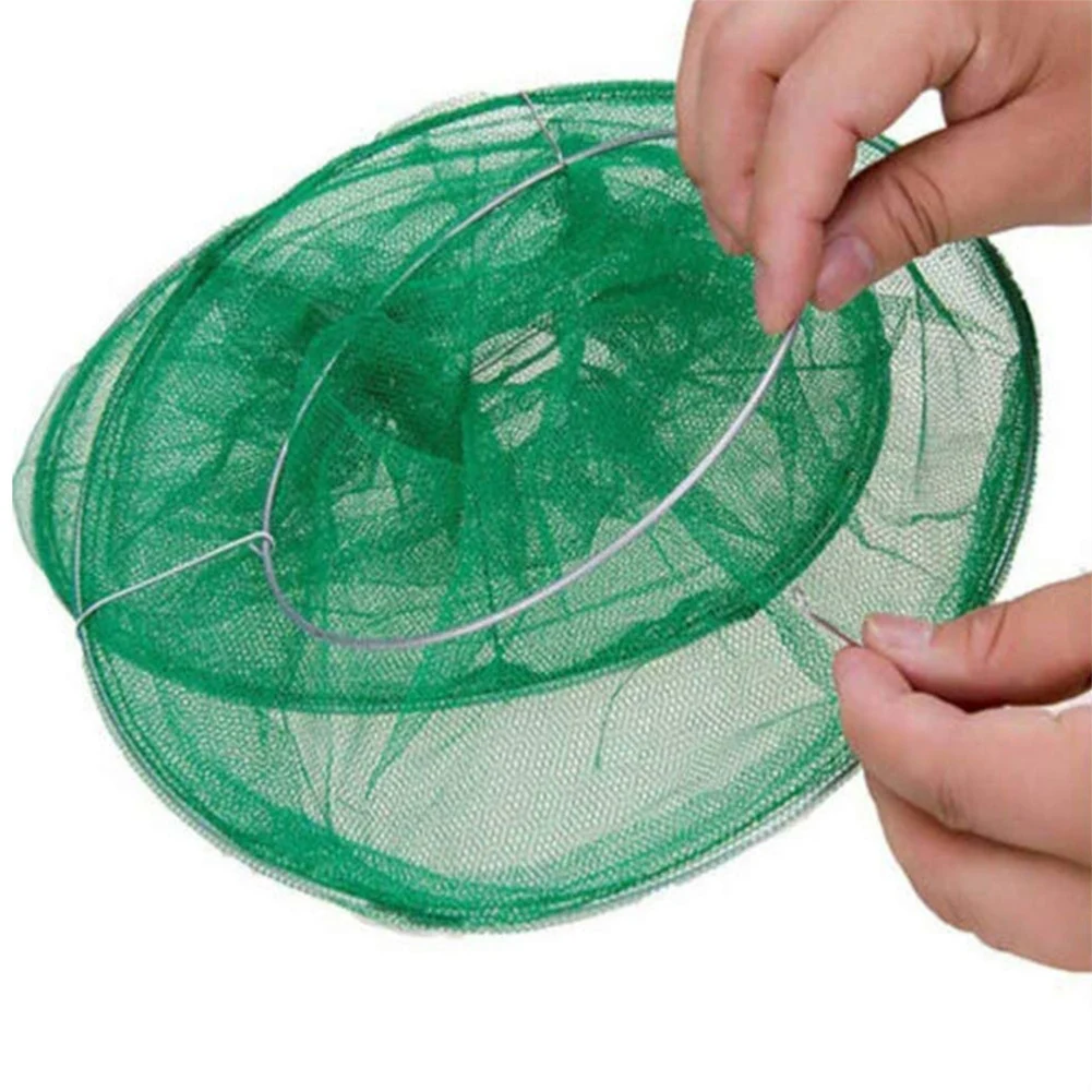 Hanging Flies Net Traps Reusable Folding Flies Flytrap Cages Practical   Traps  Control Tool for Courtyard Garden