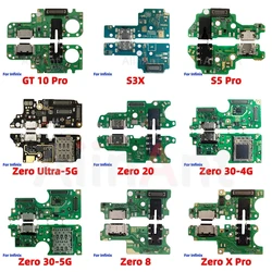 AiinAnt Dock Mic USB Charger Board Charging Connector Port Flex Cable For Infinix Zero 8 8i 20 30 Ultra X GT 10 S3X S5 Pro 4G 5G