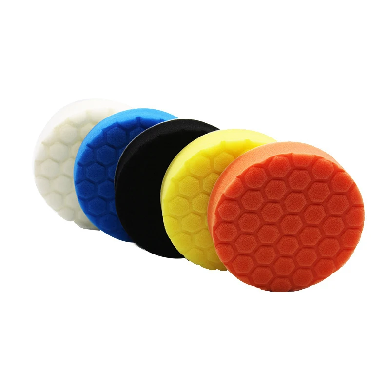 5PCS 6/7 inch Polishing Kit Polishing Pad Car Waxing Sponge Disk Wool Wheel Auto Paint Care Polisher Pads Car Gadget