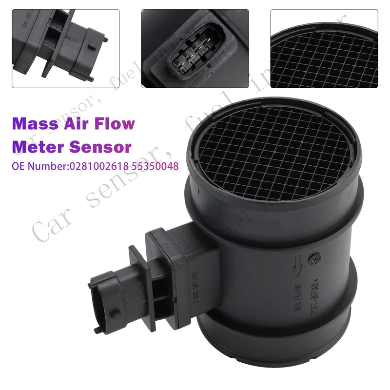 Q+ Mass Air Flow Meter Sensor 0281002618 55350048 For Vauxhall Astra Combo