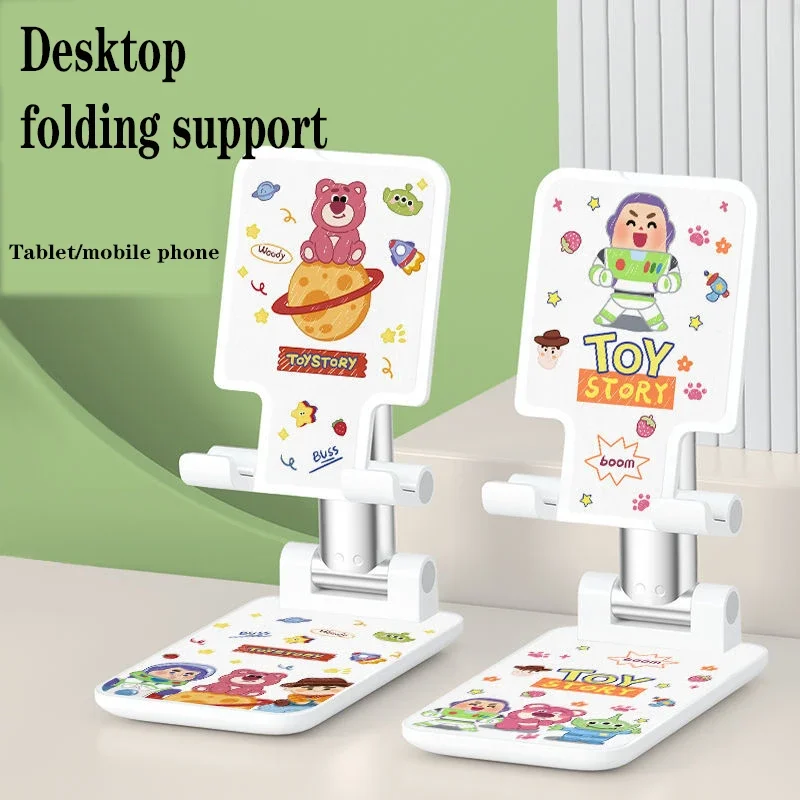 Disney Lotso Buzz Lightyear Snow White Universal Desktop Mobile Phone Tablet Stand For Phone iPad Foldable Adjustable Height